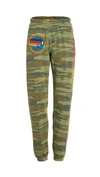 Aviator Nation Graphic Drawstring Sweatpants In Camo