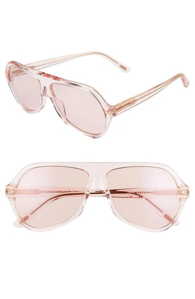 Tom Ford Translucent Pink Aviator Sunglasses Ft0732 Pink Ft0732 Tom Ford Sunglasses Thomas Transparent  main image 4