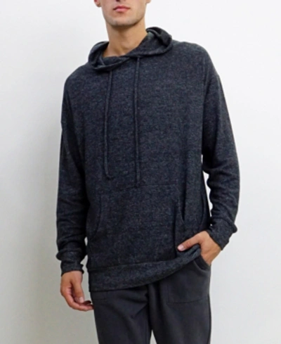 Coin 1804 Men's Ultra Soft Lightweight Long-sleeve Hoodie In Charcoal