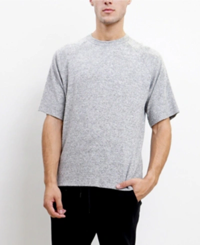 Coin Men's Ultra Soft Lightweight Short-sleeve T-shirt In Heather Grey