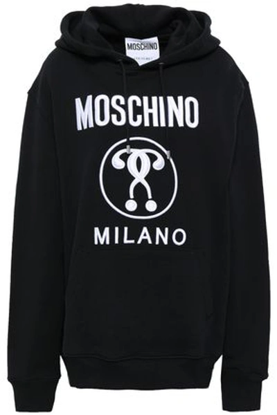 Moschino Hooded Sweatshirt In Black