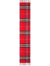 Burberry The Classic Check Cashmere Scarf In Red