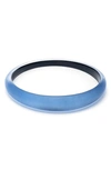 Alexis Bittar 'lucite' Skinny Tapered Bangle In Horizon Blue