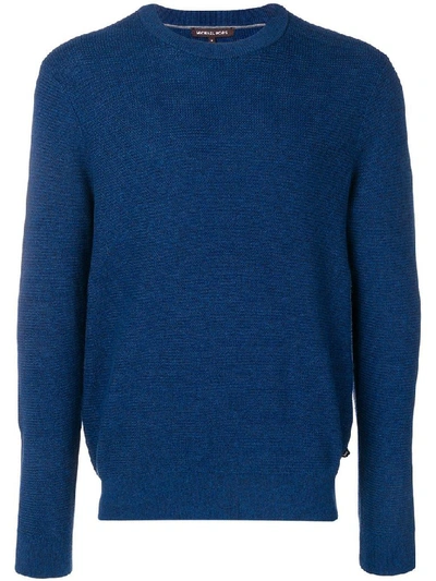 Michael Michael Kors Michael Kors Men's Blue Cotton Sweater