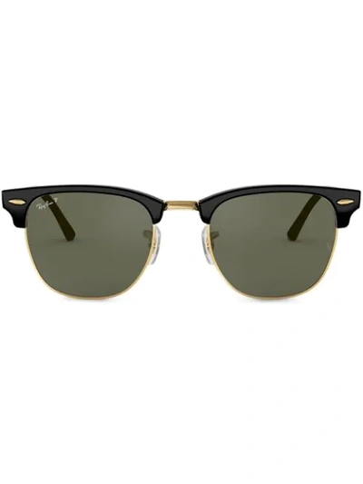 Ray Ban Clubmaster太阳眼镜 In Black