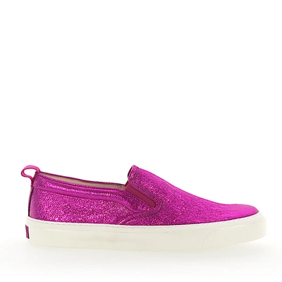 Gucci Slip-on Crinkled In Pink