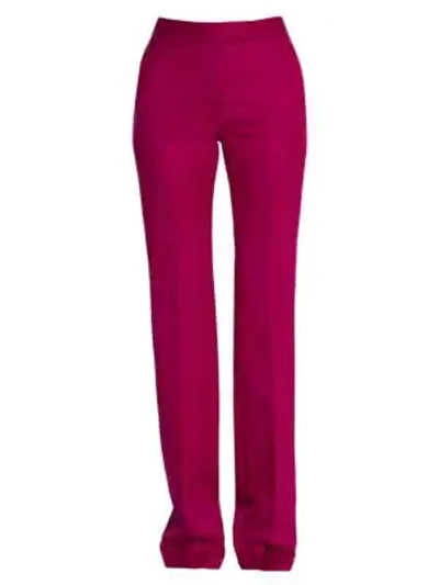 Stella Mccartney All Together Now Wool Twill Trousers In Purple
