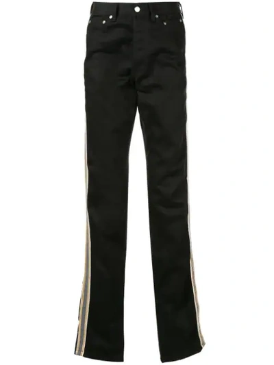 Takahiromiyashita The Soloist Straight Leg Jeans In Black