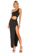 Superdown Erla Cutout Maxi Dress In Black