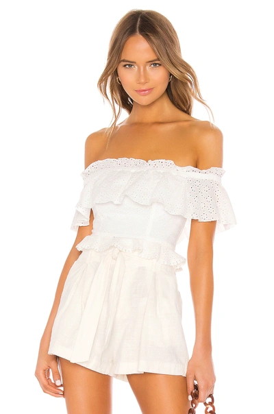 Majorelle Julianna Top In White