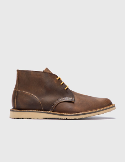 Red Wing Chukka Boot 03141d In Brown