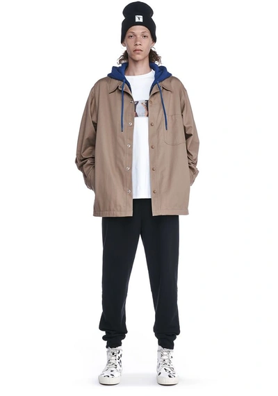 Alexander Wang Hooded Hybrid Jacket | ModeSens