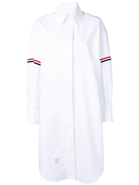 white oxford shirt dress
