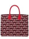 Miu Miu Jacquard-handtasche In Red