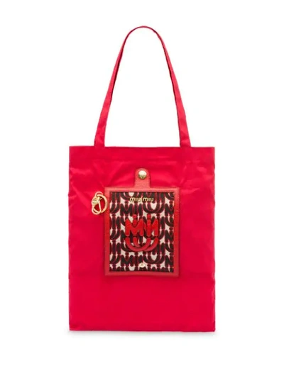 Miu Miu Keychain Bag Trick - Red