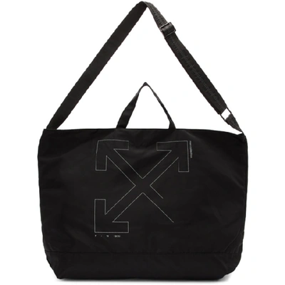 Off-white Black Unfinished Arrows Tote