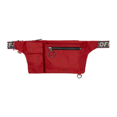 Off-white Red Pockets Fanny Pack