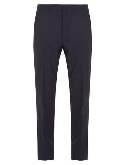 Acne Studios Midnight-blue Boston Wool And Mohair-blend Suit Trousers In Navy