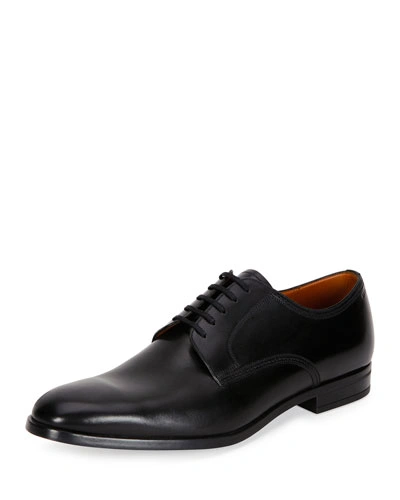 Bally Latour Classic Leather Derby Shoe, Black