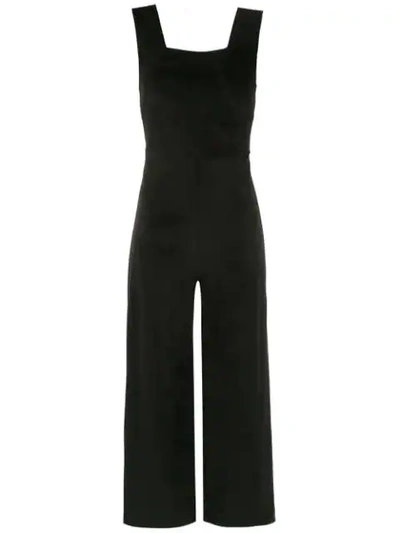 Osklen Cropped Jumpsuit In Black