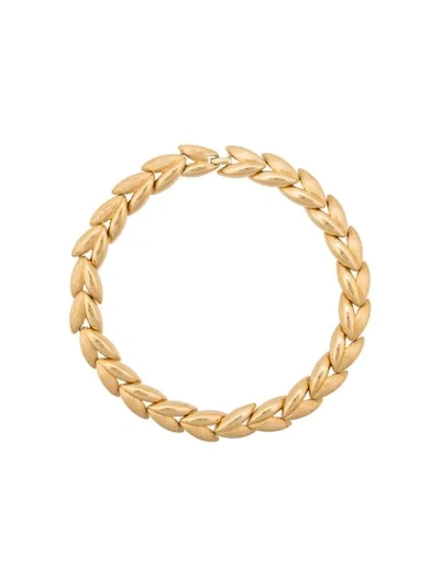 Pre-owned Susan Caplan Vintage '1970s Napier Necklace In Gold