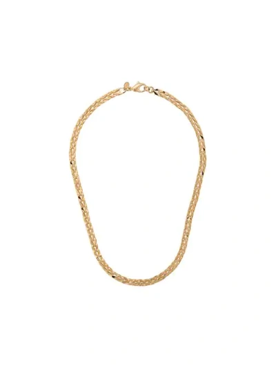 Pre-owned Monet '1980s Chain Necklace In Gold