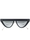 Fendi Defender D-frame Optyl And Metal Sunglasses In Black