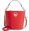 Kate Spade Suzy Small Leather Bucket Bag - Red In Hot Chili