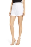 Endless Rose High Waist Tailored Shorts In White