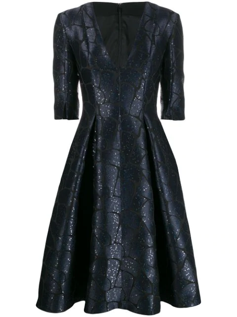 talbot runhof cocktail dress