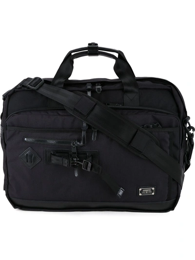 As2ov Large Ballistic Nylon Business Bag In Black