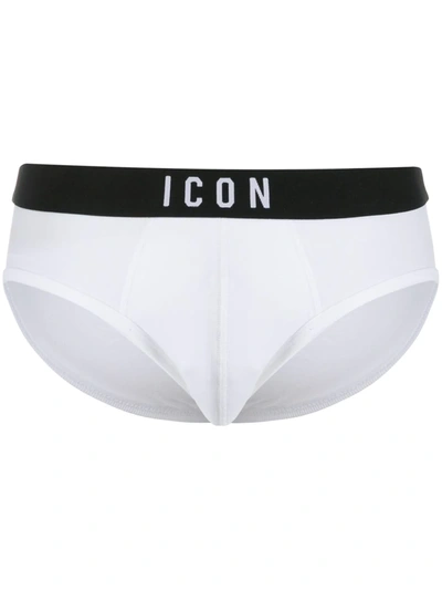 Dsquared2 Icon Briefs In White