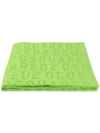 Dsquared2 Icon Beach Towel In Green