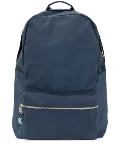 As2ov Front Zip Backpack In Blue