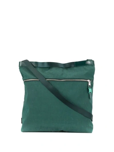 As2ov Square Shoulder Bag In Green