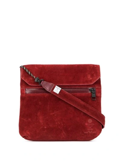 As2ov Flat Shoulder Bag In Red