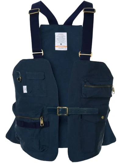 As2ov Shrink Camp Vest In Blue