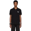 Alexander Mcqueen Embroidered Cotton-piqué Polo Shirt In Black