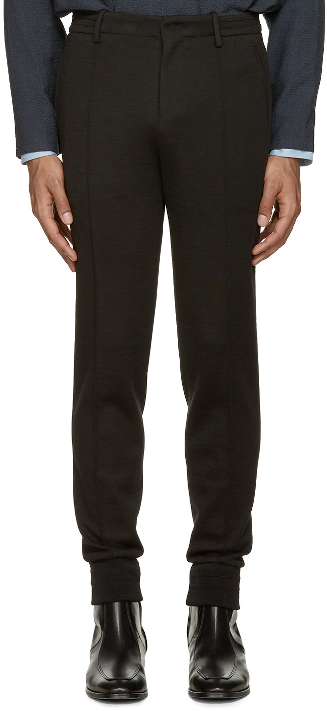 men's train n logo cuffed trousers