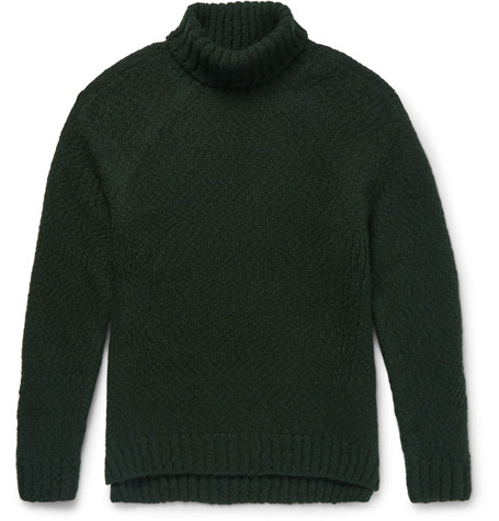 Wooyoungmi Slub Wool-blend Rollneck Sweater | ModeSens
