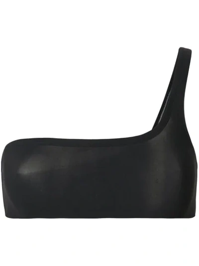 Isabel Marant One-shoulder Bikini Top In Black