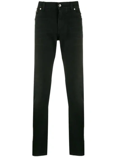 Dolce & Gabbana Straight-leg Jeans In Black