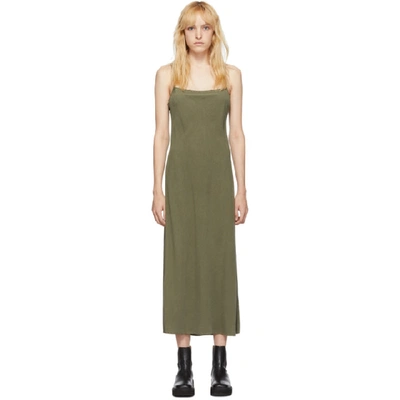Our Legacy Cami Dress In Dark Olive
