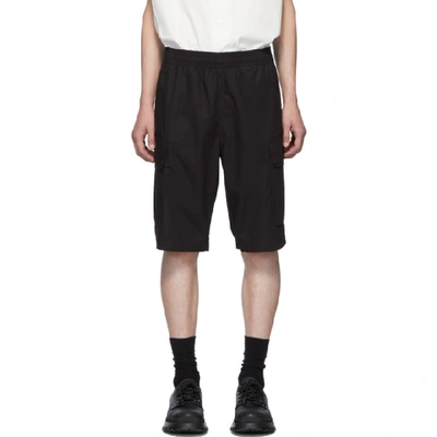 Our Legacy Elasticated-waist Cargo Shorts In Black