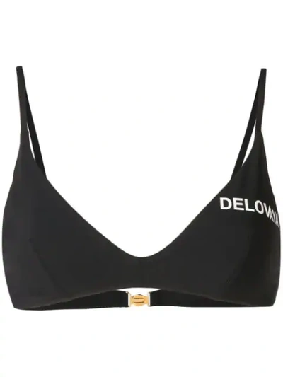 Natasha Zinko Delovaya Bikini Top In Black