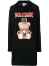 Moschino Teddy Circus Hoodie Dress In Black