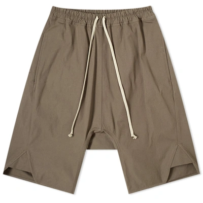 Rick Owens Basket Swinger Short In Neutrals