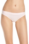 Tommy John Second Skin Thong In Blush