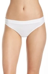 Tommy John Second Skin Thong In White