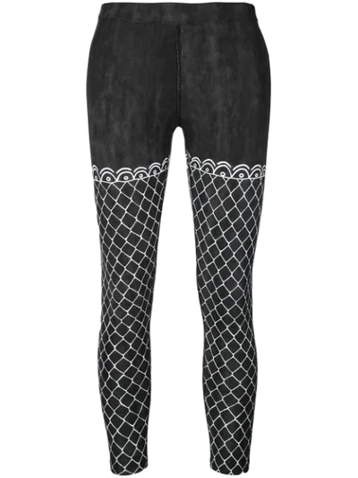 Haculla Fish Net Leggings In Black